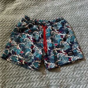 WESC Zack Swim Trunk Koi AOP